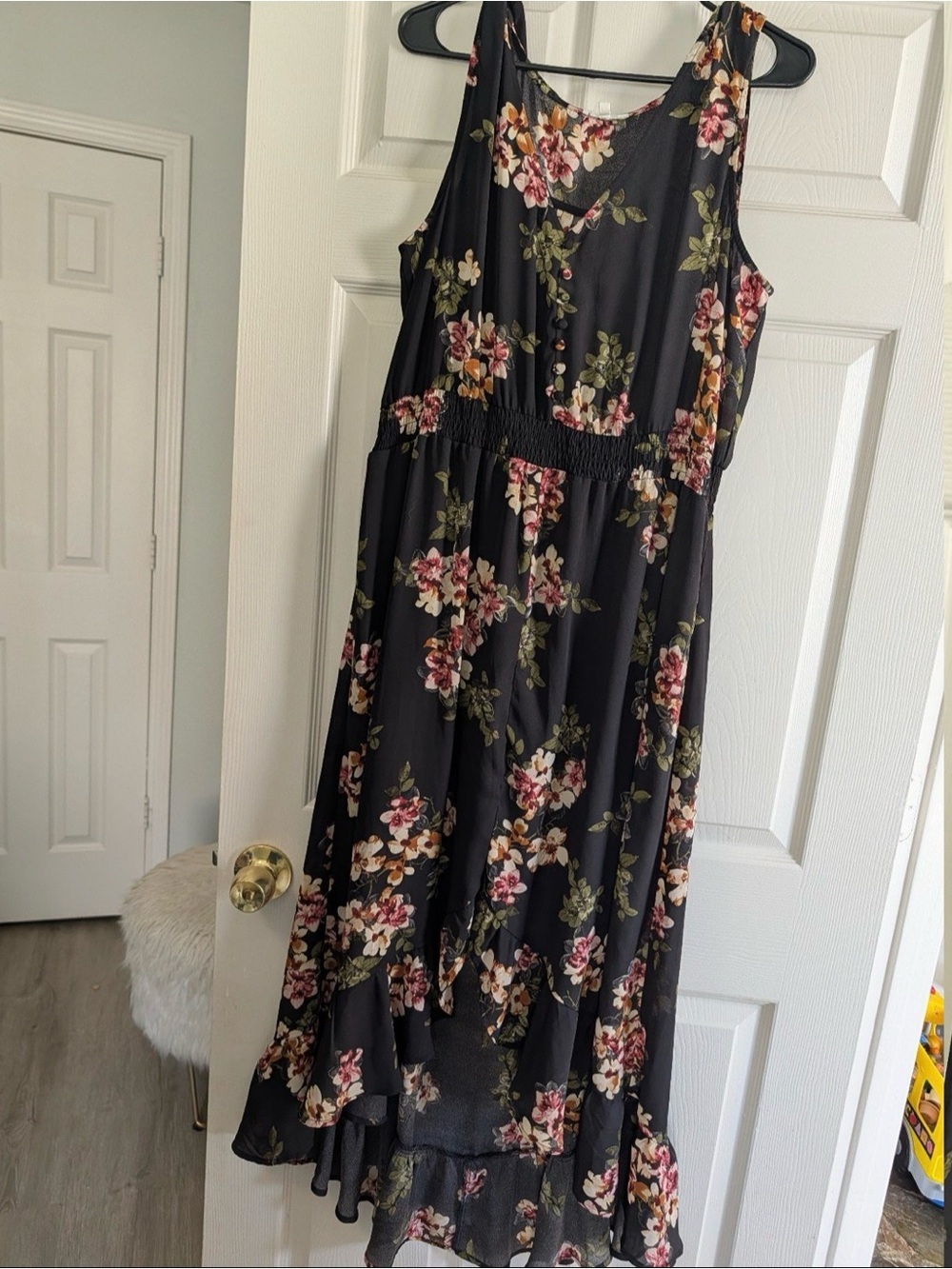 Maurices floral smocked waist maxi dress - Picture 2 of 7